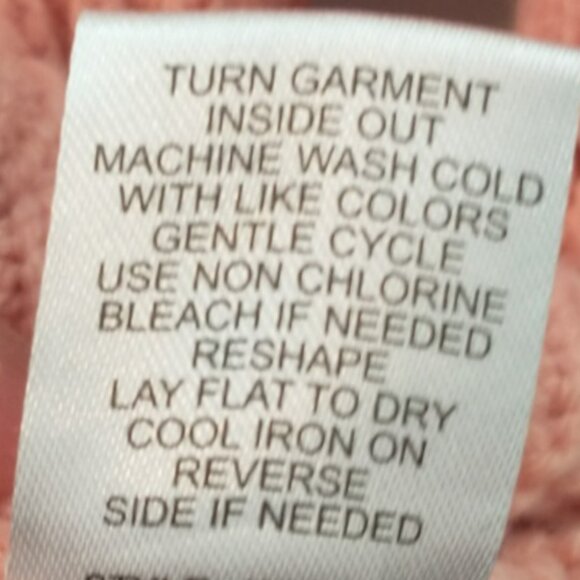 Love Ellie Women's Cardigan Sweater Cropped Button Down Long Sleeve Peach - XL - Picture 6 of 8